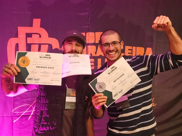 Premiação na Copa Brasileira de Lúpulos 2023